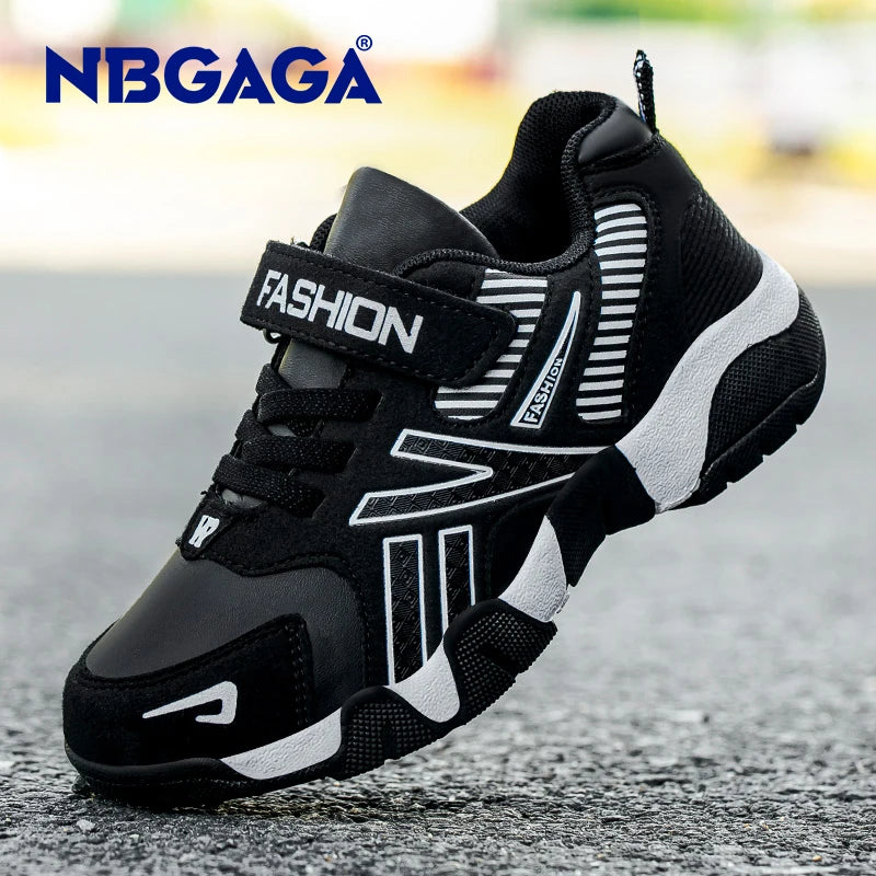 Children Boys & Girls Shoes School Sports Fashion Leather For Kids Tennis Casual Sneakers Children's Boy Running 7-12 Years Walking Shoe