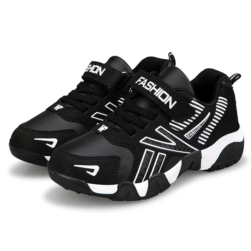 Children Boys & Girls Shoes School Sports Fashion Leather For Kids Tennis Casual Sneakers Children's Boy Running 7-12 Years Walking Shoe