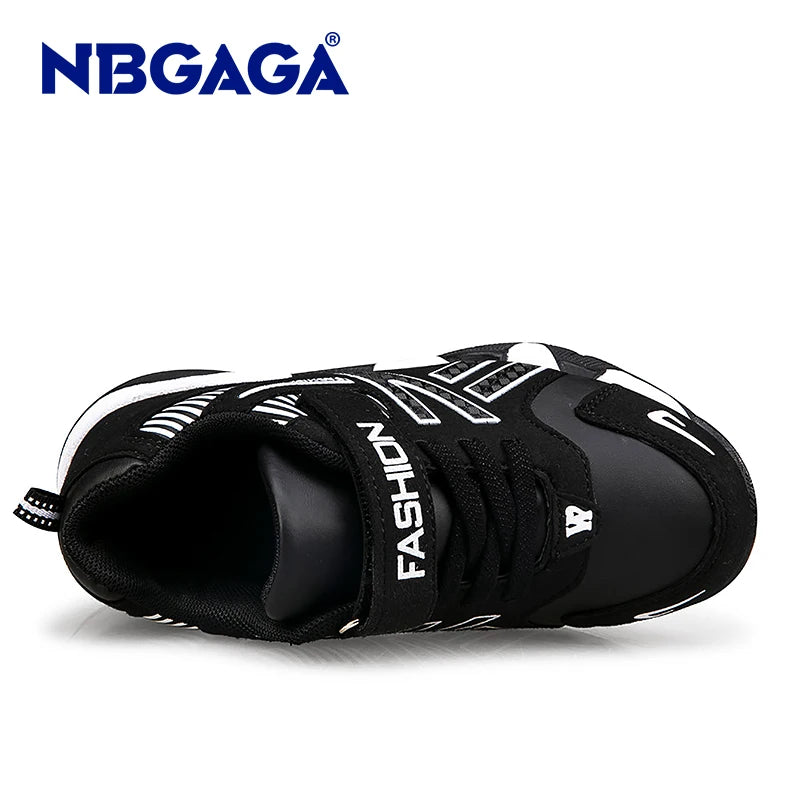 Children Boys & Girls Shoes School Sports Fashion Leather For Kids Tennis Casual Sneakers Children's Boy Running 7-12 Years Walking Shoe