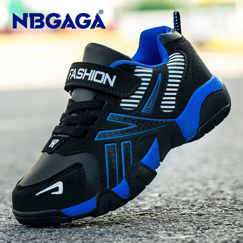 Children Boys & Girls Shoes School Sports Fashion Leather For Kids Tennis Casual Sneakers Children's Boy Running 7-12 Years Walking Shoe