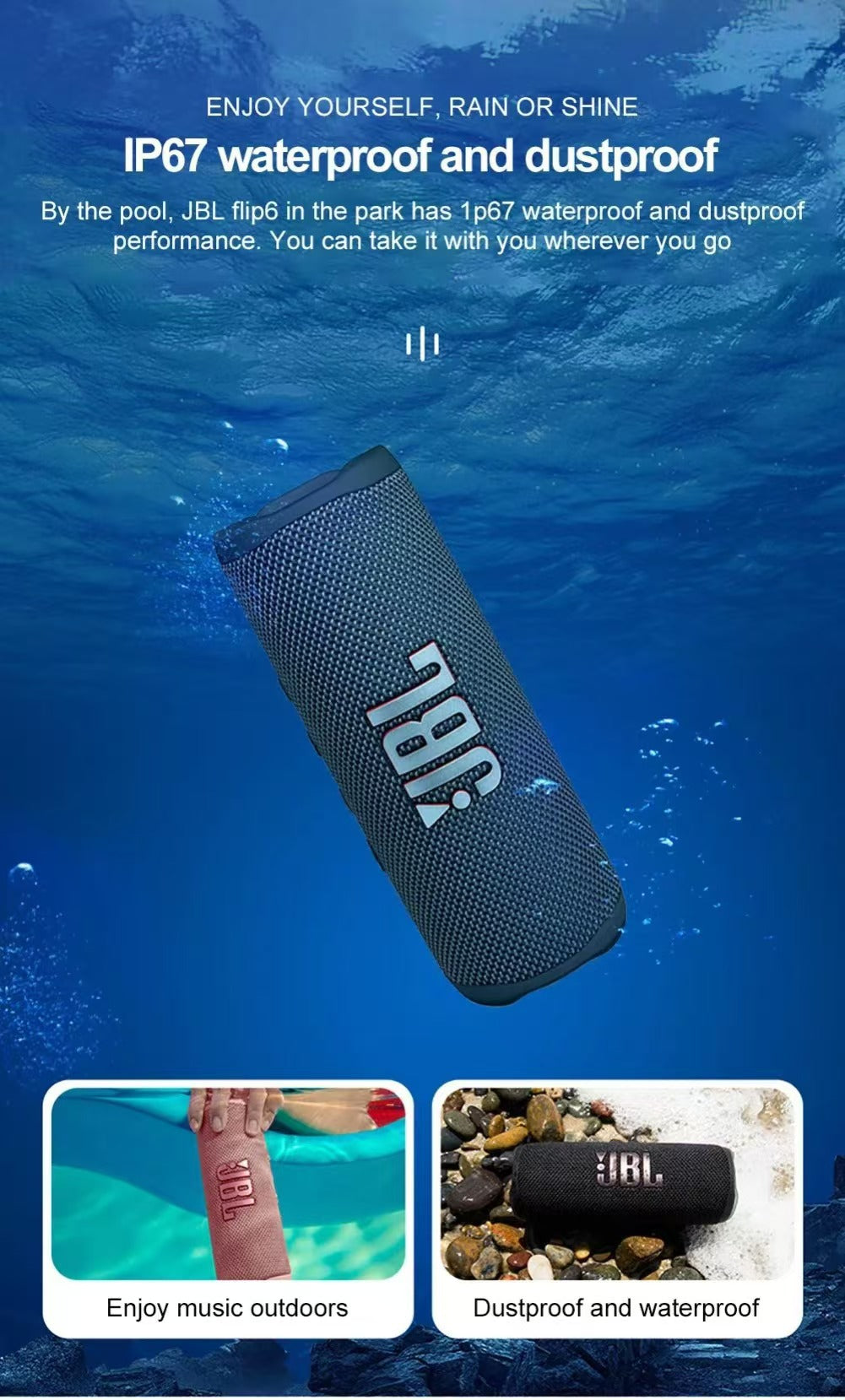 J.B.L flip6 Portable Bluetooth Speaker powerful deep bass