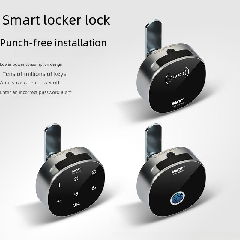 Intelligent Fingerprint Drawer Lock Bluetooth Password File Cabinet Lock Core Triple Office Desk Cabinet Door Mailbox