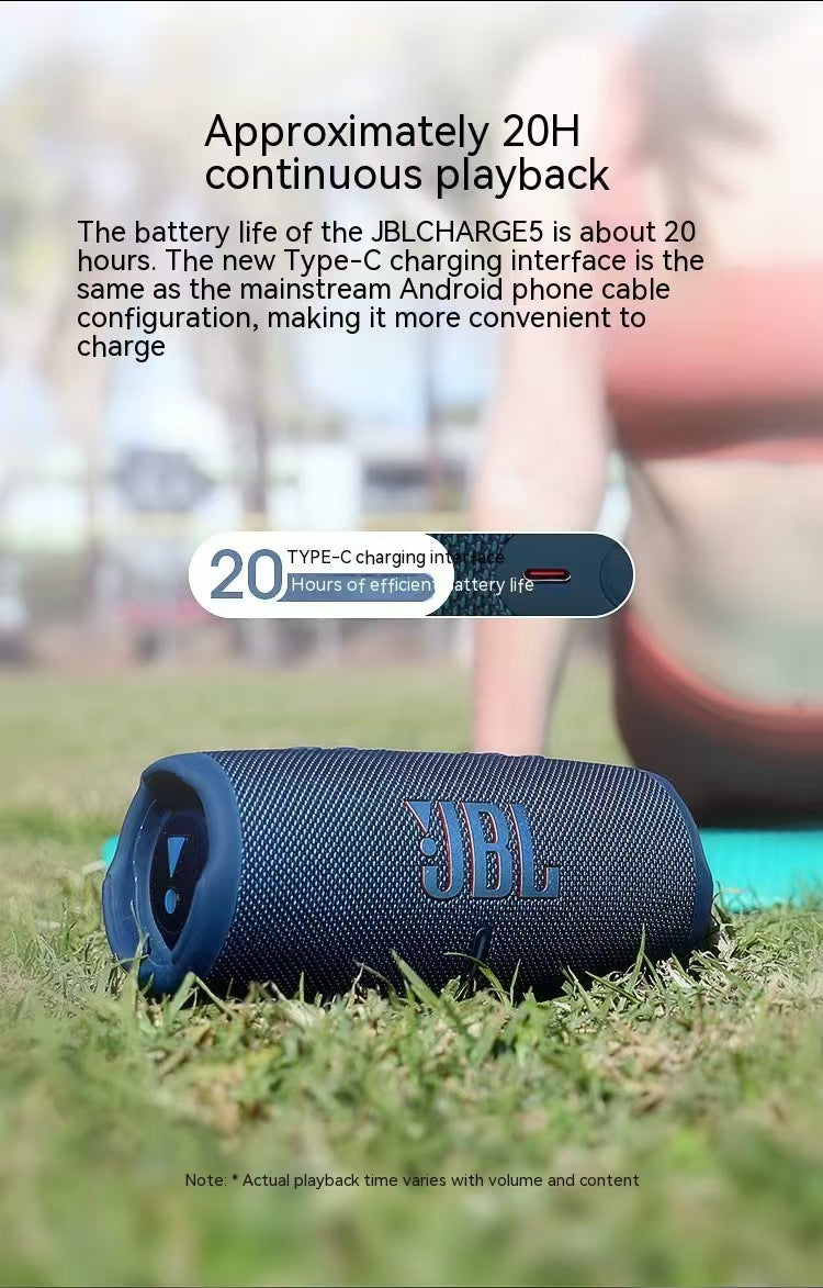 J.B.L CHARGE5 Portable Waterproof (IP67) Bluetooth Speaker
