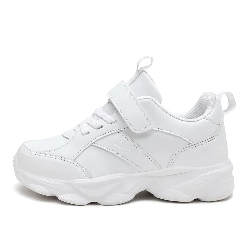 Children's Fashion Sports Shoes Breathable Student Black School Walking Shoes Anti-skid Boys& Girls Casual Running Sneaker