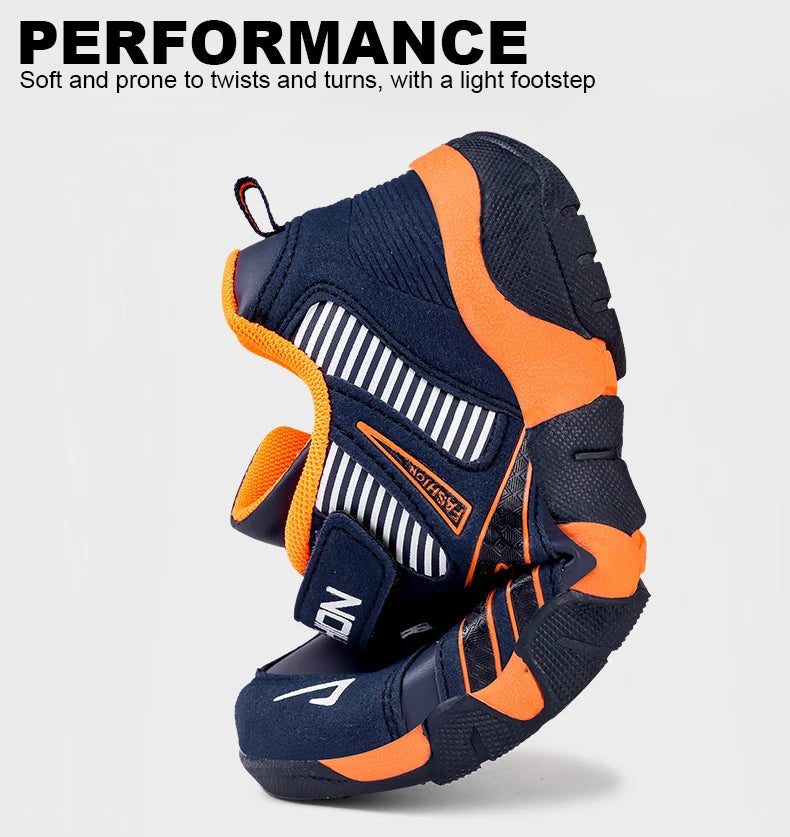 Children Boys & Girls Shoes School Sports Fashion Leather For Kids Tennis Casual Sneakers Children's Boy Running 7-12 Years Walking Shoe