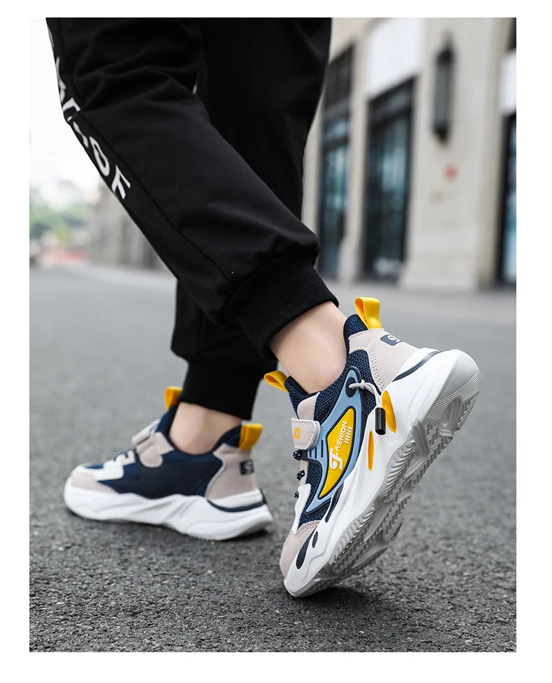 Kid Sneakers Walking Mesh Breathable Casual Shoes Sport Shoes For Boys Girl Lightweight Running Shoes