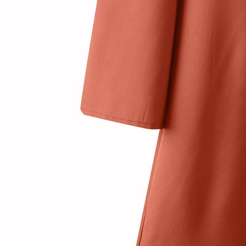 Autumn Muslim Sets Long Sleeve O-Neck turkish Blouse Wide Leg Pant Suit ZANZEA Casual Solid Women Matching Set Ladies Outfits