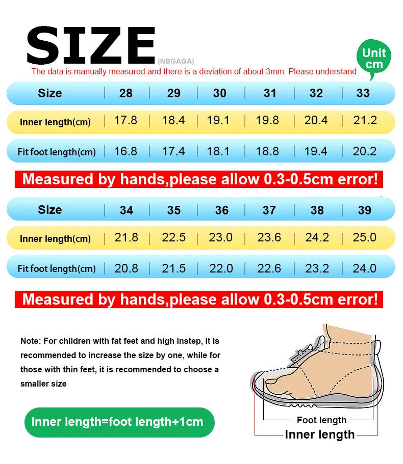 Children's Fashion Sports Shoes Breathable Student Black School Walking Shoes Anti-skid Boys& Girls Casual Running Sneaker