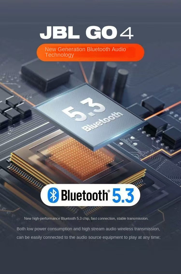 J.B.L GO4 Waterproof Dustproof Portable Bluetooth Speaker