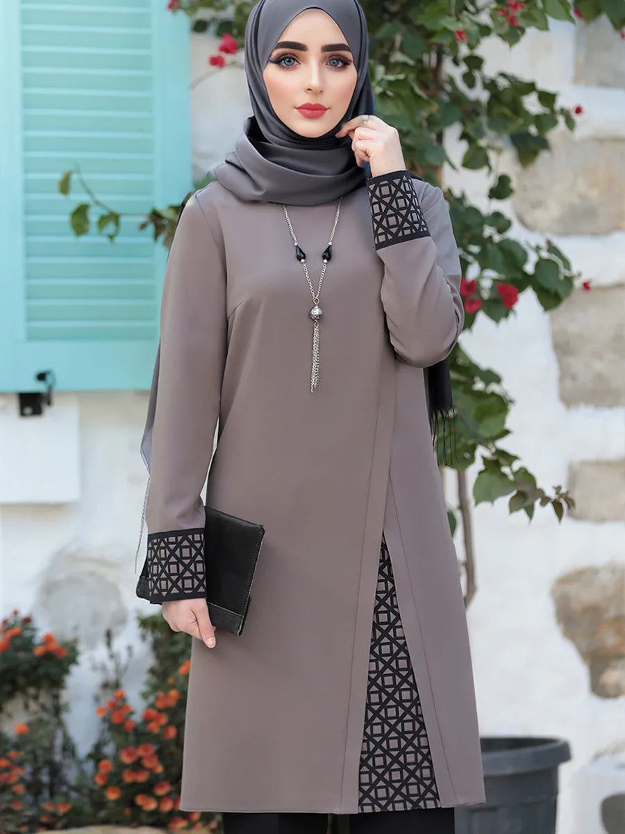 2025 Dubai Abayas Ramadan Robe Two Piece Abaya Set Muslim Fashion Islamic Clothing for Muslim Women Turkish Dresses Prayer Dress