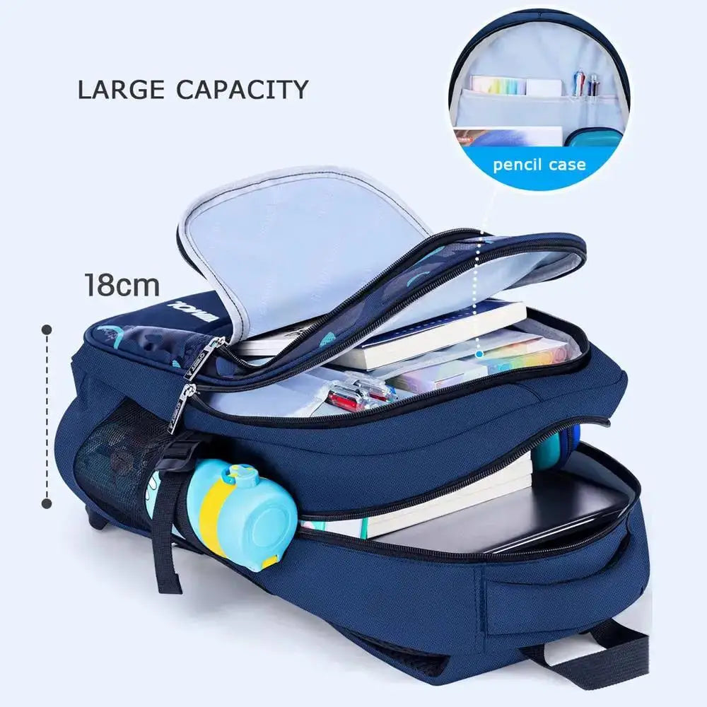 2025 New Children School Bags Kids Backpack In Primary Schoolbag For Teenager Boys Waterproof Backpacks Book Bag Mochila