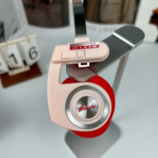 Original Bluetooth5.3 Wireless Headphones Sports Earbuds Retro Foldable Headset Stereo Gaming Noise Reduction Fashion