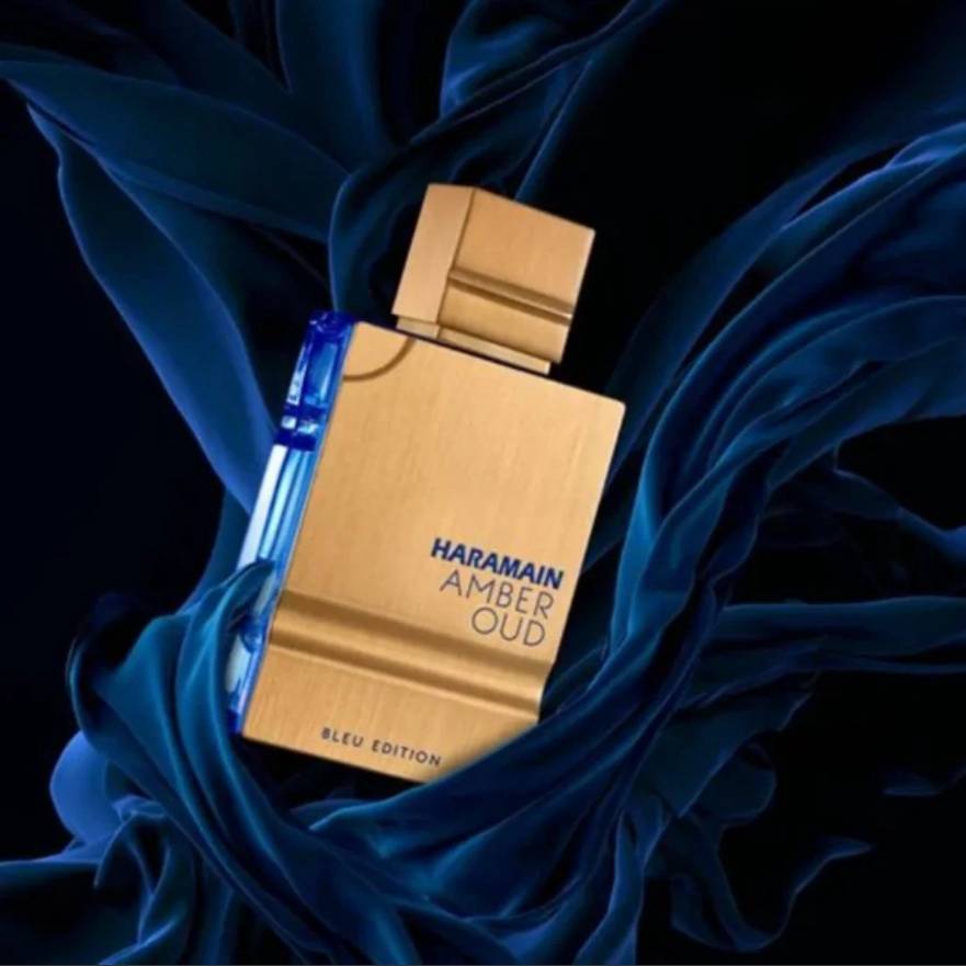 Al Haramain Amber Oud Aqua Dubai Spray 60ml Exotic Fragrance with Bergamo Fruits Amber & Musk Long-Lasting