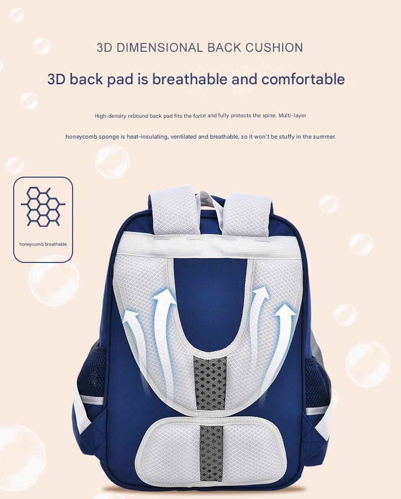 2025 New Spine Protection And Burden Reduction Primary School Students To Grade 6 Children Boys Lightweight Schoolbag Large Capacity Female