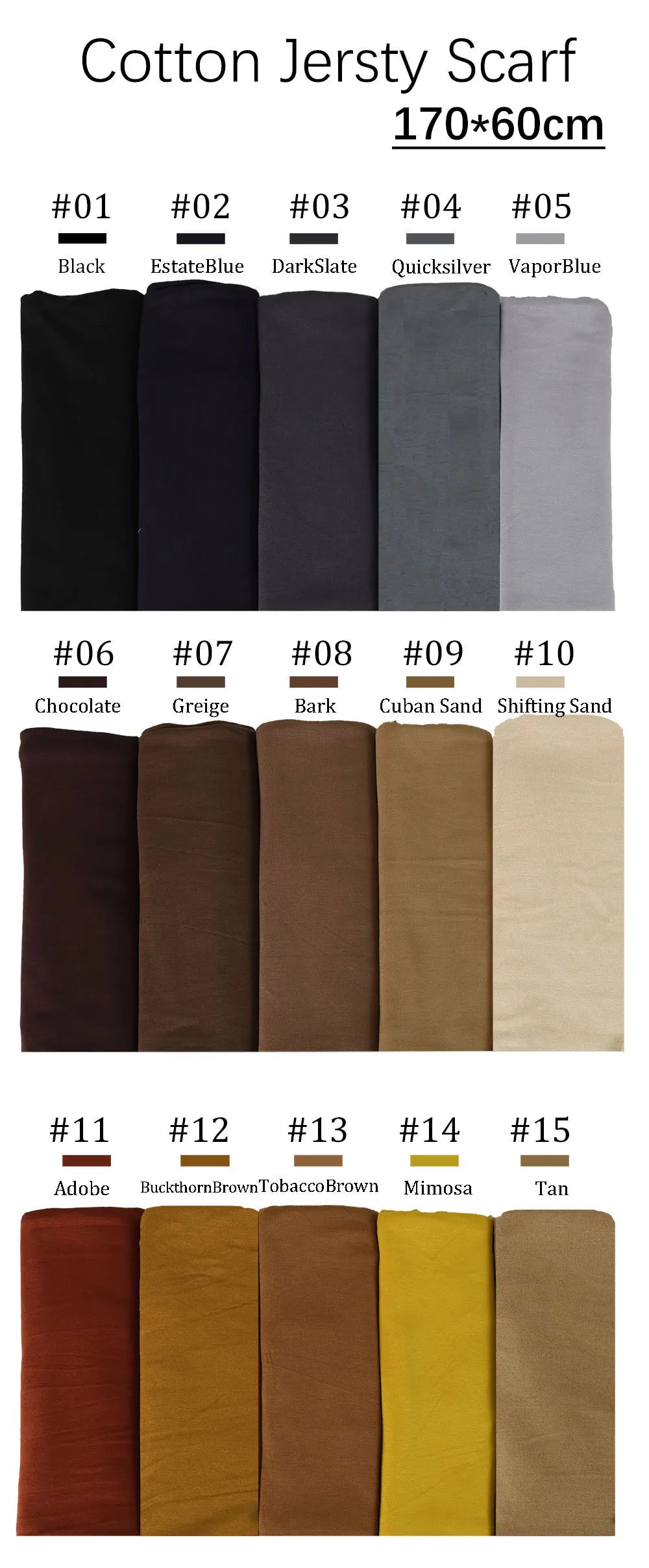 Muslim Women Jersey Hijab Scarf Stretchy Modal Cotton Hijabs Plain Soft Turban Head Wraps Islamic Africa Headscarf Scarves170*60