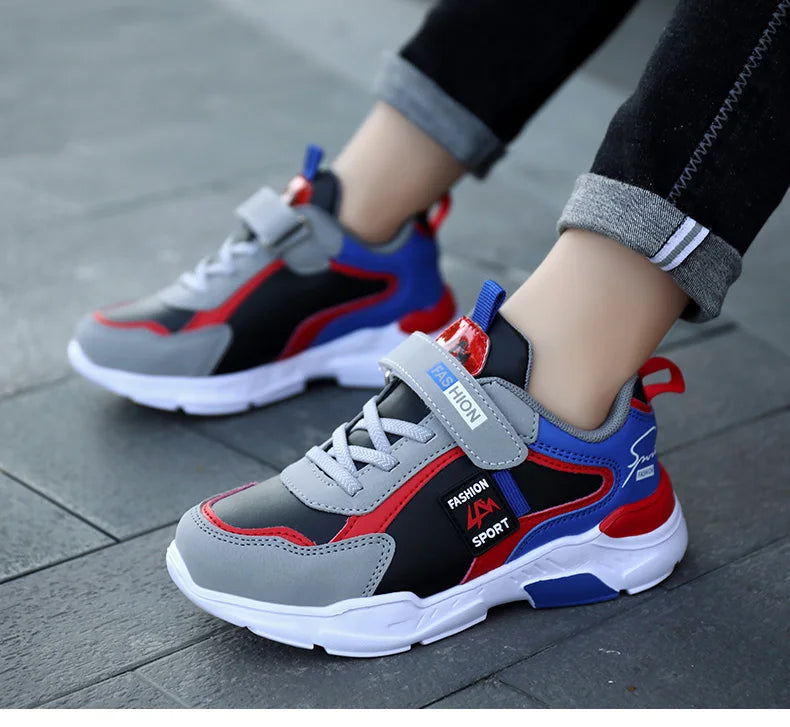 Cartoon Kids Shoes for Boys Mesh Sneakers Children Casual Sport Little Boy Running Tenis Yellow School Student Shoes 2023