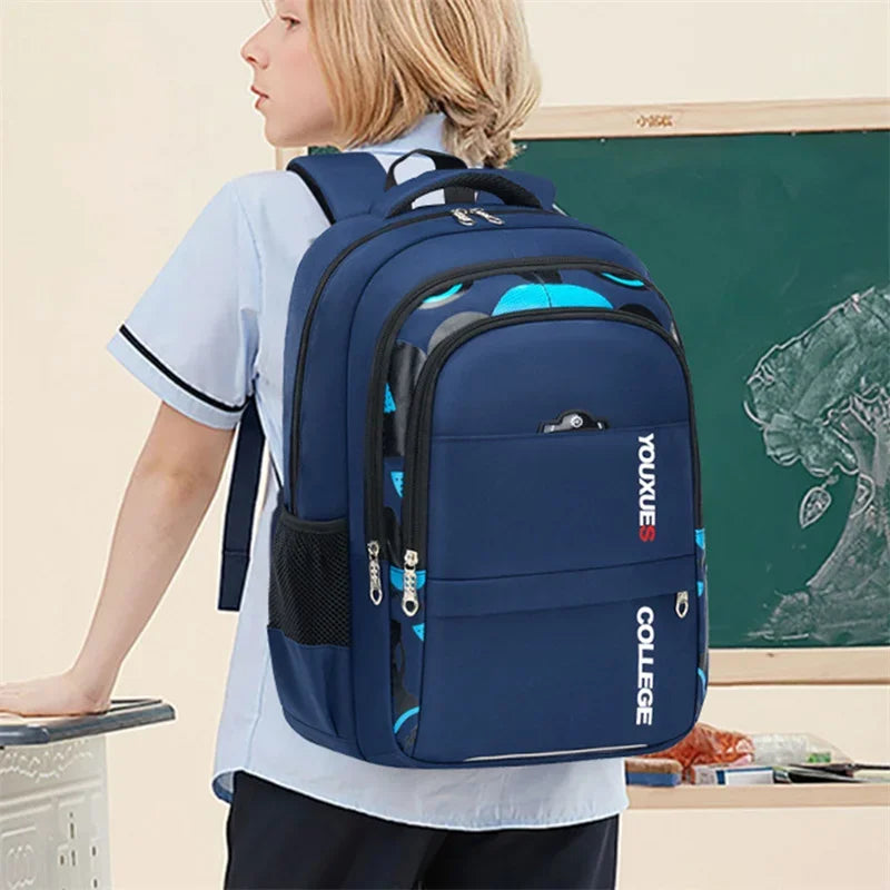 2025 New Children School Bags Kids Backpack In Primary Schoolbag For Teenager Boys Waterproof Backpacks Book Bag Mochila