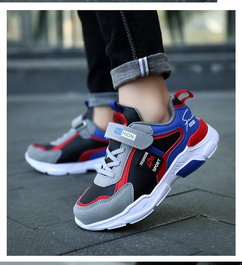 Cartoon Kids Shoes for Boys Mesh Sneakers Children Casual Sport Little Boy Running Tenis Yellow School Student Shoes 2023