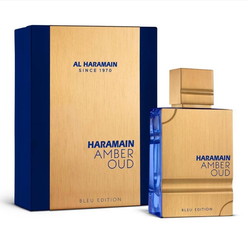 Al Haramain Amber Oud Aqua Dubai Spray 60ml Exotic Fragrance with Bergamo Fruits Amber & Musk Long-Lasting